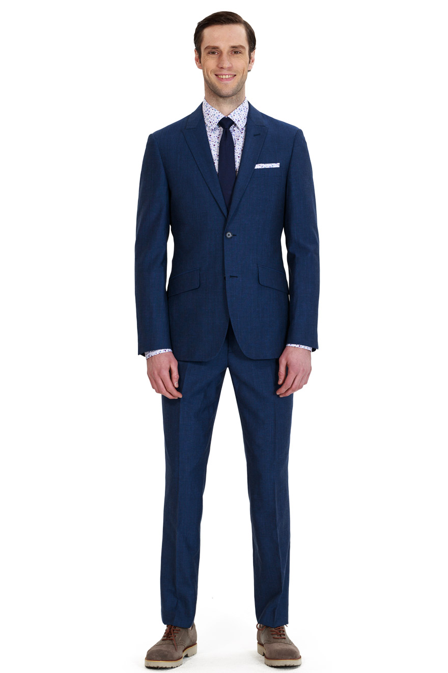 Blue Business Suit