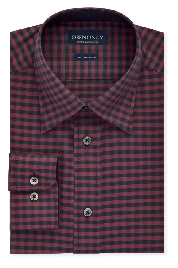 Black and Red Gingham Shirt