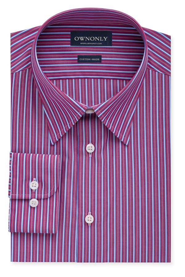 Business Red & White Stripe Shirt