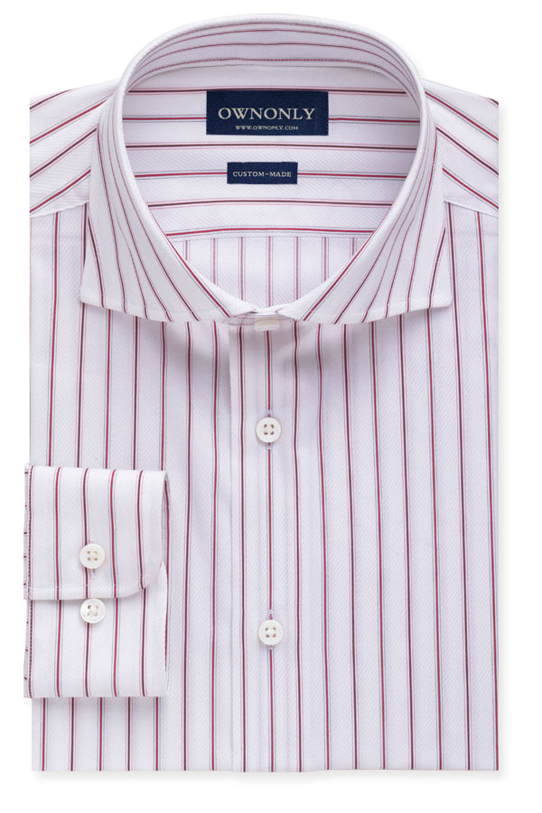 Classic  Red & White Stripe Shirt
