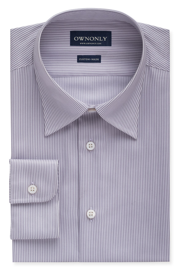 Business William Grey & White Pinstripe Shirt