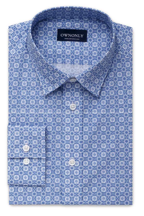 Blue Print Shirt
