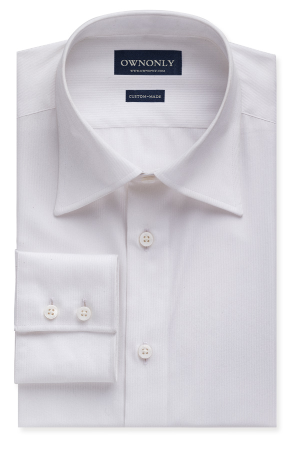 Classic White Pinstripe Shirt