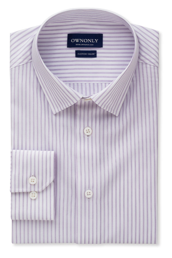 Purple Striped Shirt