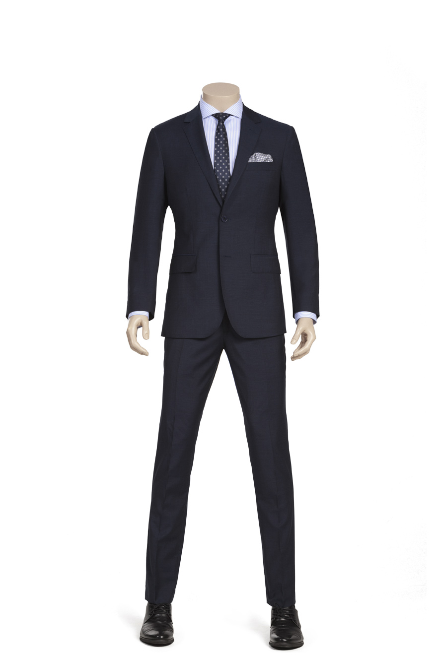 Business Deep Navy Blue Two-Piece Suit