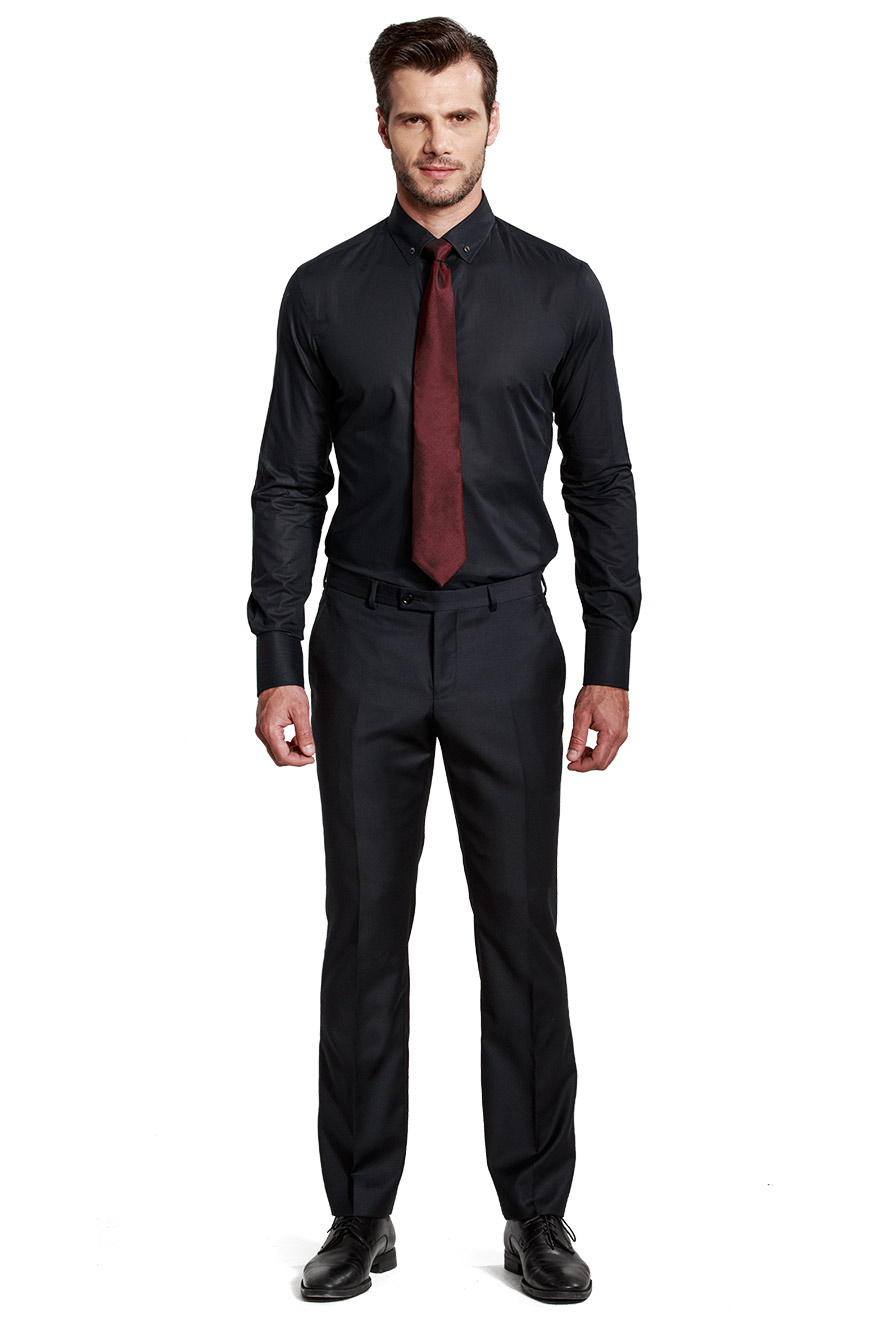 Flat Black Summer Pants