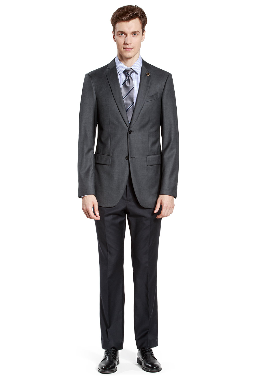 Smooth Dark Grey Blazer