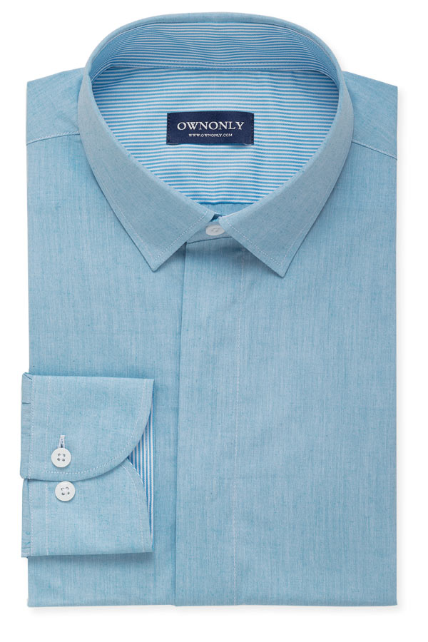 Blue-green Fashion Shirt