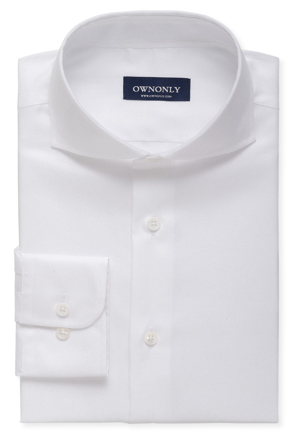 Business White Cotton Shirt