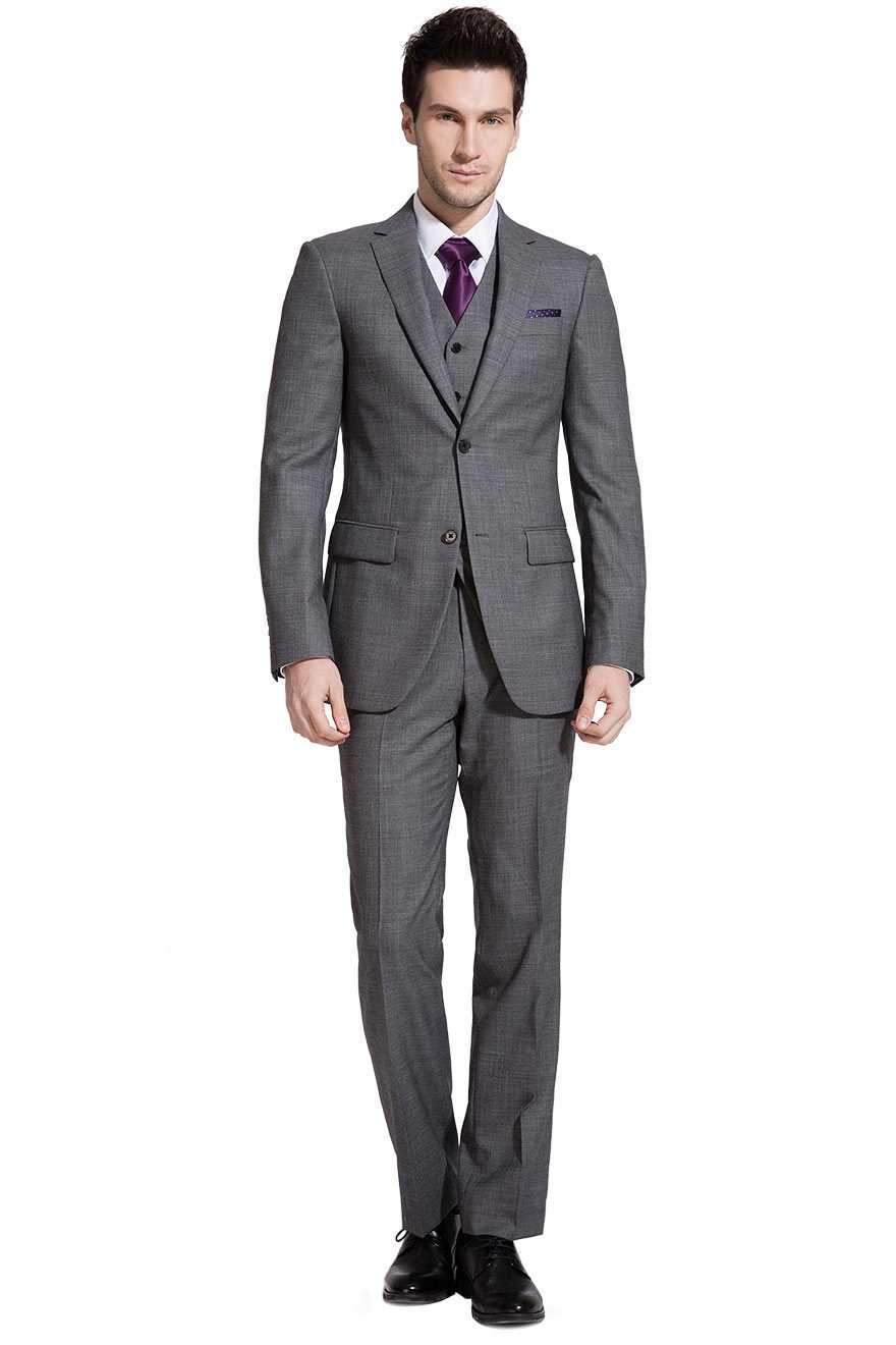 Business Windsor Light Grey Two-Piece Suit