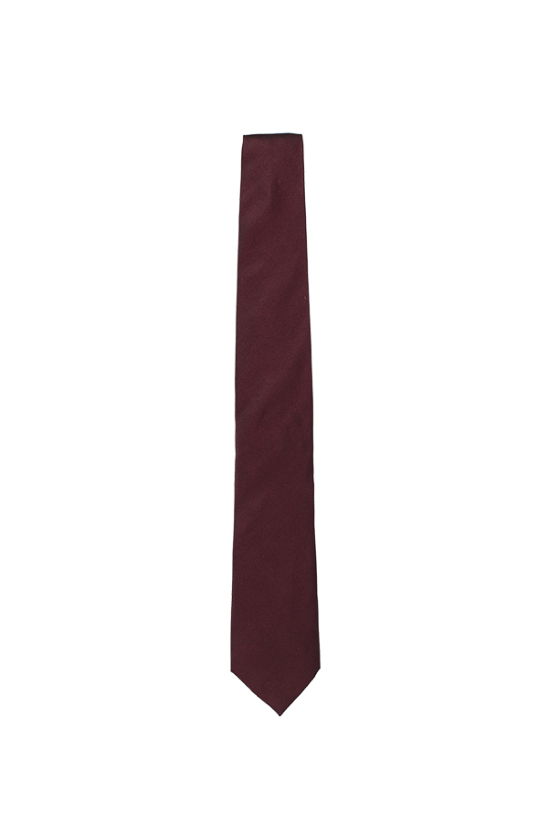 Solid Wine Silk Tie