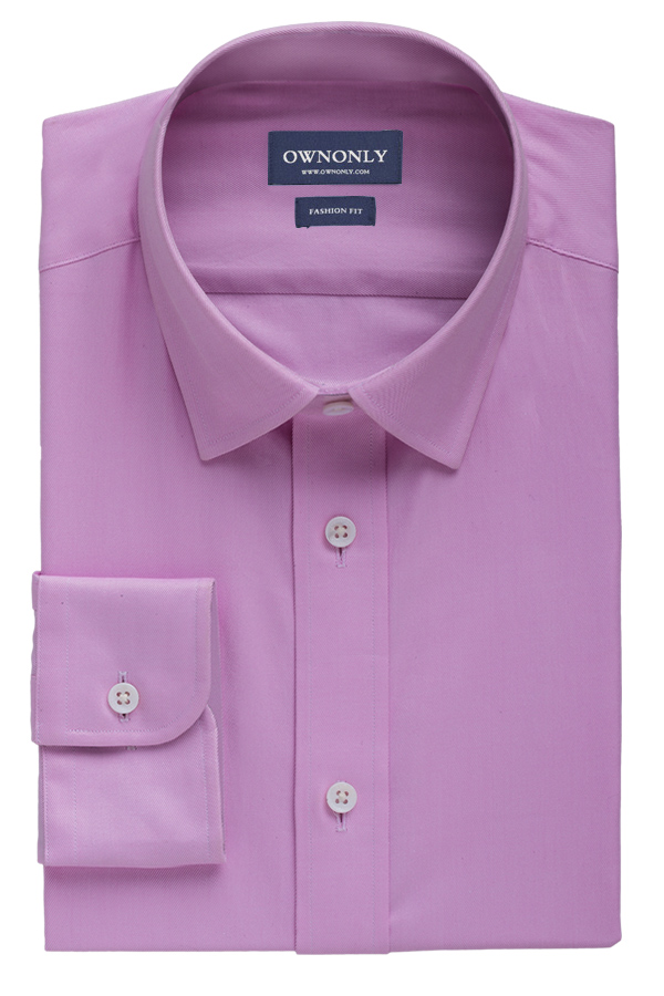 Solid Rose Cotton Shirt